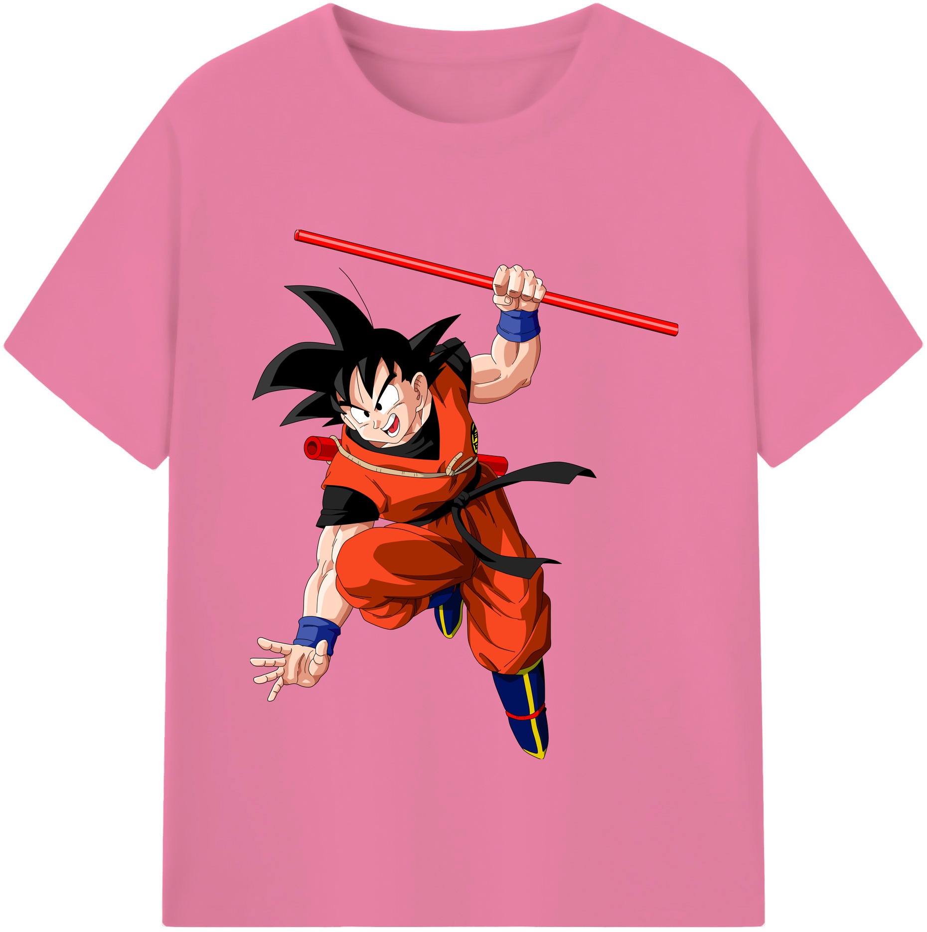 （画像用） ドラゴンボール 孫悟空（そん ごくう）Son Goku カカロット DRAGON BALL Kakarotto 綿100％半袖Tシャツ（フロントプリント）